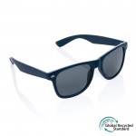 Sonnenbrille aus recyceltem Kunststoff Farbe marineblau