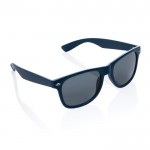 Sonnenbrille aus recyceltem Kunststoff Farbe marineblau fünfte Ansicht