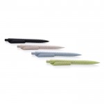 Designer-Kugelschreiber aus Weizenstroh Farbe Hellblau Ansicht in verschiedenen Farben