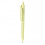 Designer-Kugelschreiber aus Weizenstroh Farbe Hellgrün