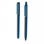 Kugelschreiber mit weicher Schrift Farbe blau