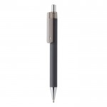Kugelschreiber mit Chromspitze als Werbeartikel Farbe grau