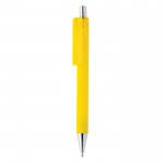 Kugelschreiber mit Chromspitze als Werbeartikel Farbe gelb