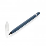 Aluminium-Kugelschreibermit Radiergummi ohne Tinte Farbe blau