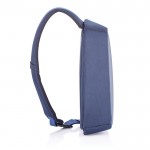 Diebstahlsicherer Rucksack mit USB und RFID Farbe marineblau dritte Ansicht