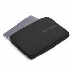 Notebook-Hülle mit 1200D wasserabweisendem RPET-Gewebe, 14” farbe schwarz sechste Ansicht