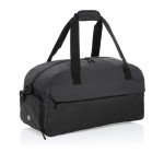 Reisetasche aus RPET im großem Design mit Vordertasche farbe schwarz