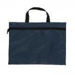 Recycelte Messetasche mit Henkel Farbe marineblau zweite Ansicht