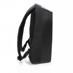 Sicherer Rucksack mit Trolley-Gurt Farbe schwarz vierte Ansicht