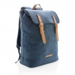 Hochwertiger Rucksack aus Segeltuch Farbe blau