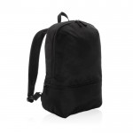 2 in 1 Rucksack für Laptop und Kühltasche Farbe schwarz