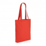 Taschen aus recyeltem Canvas, 285 gr/m2 Farbe rot