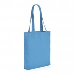 Taschen aus recyeltem Canvas, 285 gr/m2 Farbe hellblau