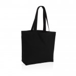 Tasche mit kleinen Taschen aus recyceltem Canvas, 240 g/m2 Farbe schwarz