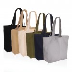 Tasche mit kleinen Taschen aus recyceltem Canvas, 240 g/m2 Farbe grau Ansicht in verschiedenen Farben