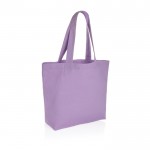 Tasche aus recyceltem Canvas, 240 g/m2 Farbe violett