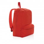 Farbiger Rucksack aus recyceltem Canvas, 285 g/m² Farbe rot