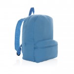 Farbiger Rucksack aus recyceltem Canvas, 285 g/m² Farbe hellblau