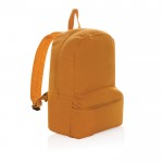 Farbiger Rucksack aus recyceltem Canvas, 285 g/m² Farbe orange