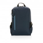 Rucksack mit USB, RFID und Tasche für Laptop 15,6'' Farbe marineblau zweite Ansicht
