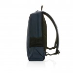 Rucksack mit USB, RFID und Tasche für Laptop 15,6'' Farbe marineblau achte Ansicht