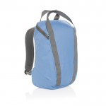 Rucksack im jugendlichen RPET-Design für Laptop, 14” farbe cyan-blau