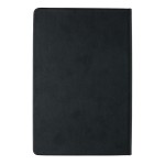 Notizbuch mit Taschen mit Logo bedrucken Farbe schwarz fünfte Ansicht