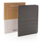 Recycelte Konferenzmappen zum Bedrucken Farbe grau Ansicht mit Box