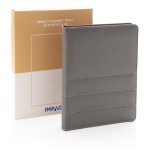Recycelte Dokumentenmappen bedrucken lassen Farbe grau Ansicht mit Box