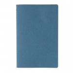 Notizblock mit FSC-zertifiziertem Softcover Farbe Blau zweite Ansicht