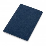 Notizbuch aus Filz und aus recycelten Materialien, A5 farbe blau zweite Ansicht