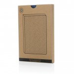 Notizbuch aus Filz und aus recycelten Materialien, A5 farbe blau Ansicht mit Box