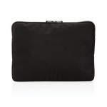 Laptop-Hülle aus recyceltem Polyester Farbe schwarz vierte Ansicht