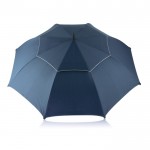 Regenschirme mit doppelter Stofflage als Werbeartikel Farbe Blau zweite Ansicht