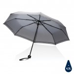 Faltbarer reflektierender Regenschirm Farbe grau