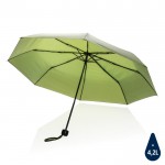 Faltbarer Schirm aus recyceltem Kunststoff Farbe grün
