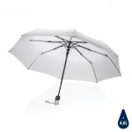 Kleiner winddichter Regenschirm Farbe weiß