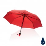 Kleiner winddichter Regenschirm Farbe rot