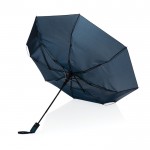 Kleiner winddichter Regenschirm Farbe marineblau dritte Ansicht