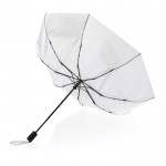 Schirm mit Druckknopf zum Öffnen und Schließen Farbe weiß dritte Ansicht