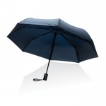 Schirm mit Druckknopf zum Öffnen und Schließen Farbe marineblau siebte Ansicht
