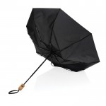 Automatisch schließende und öffnende Regenschirme Farbe schwarz dritte Ansicht