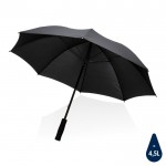 Recycelter wetterfester Regenschirm Farbe schwarz
