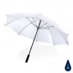Großer manueller Regenschirm Farbe weiß
