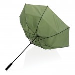 Großer manueller Regenschirm Farbe dunkelgrün dritte Ansicht