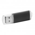 Günstiger USB-Stick mit Kappe Farbe schwarz