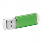 Günstiger USB-Stick mit Kappe Farbe grün
