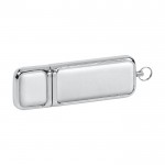 Firmen-USB-Stick aus Leder und Metall 3.0 Farbe weiß