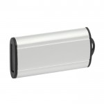 USB-Stick aus Metall mit Schiebeport Farbe silber
