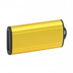USB-Stick aus Metall mit Schiebeport Farbe gelb